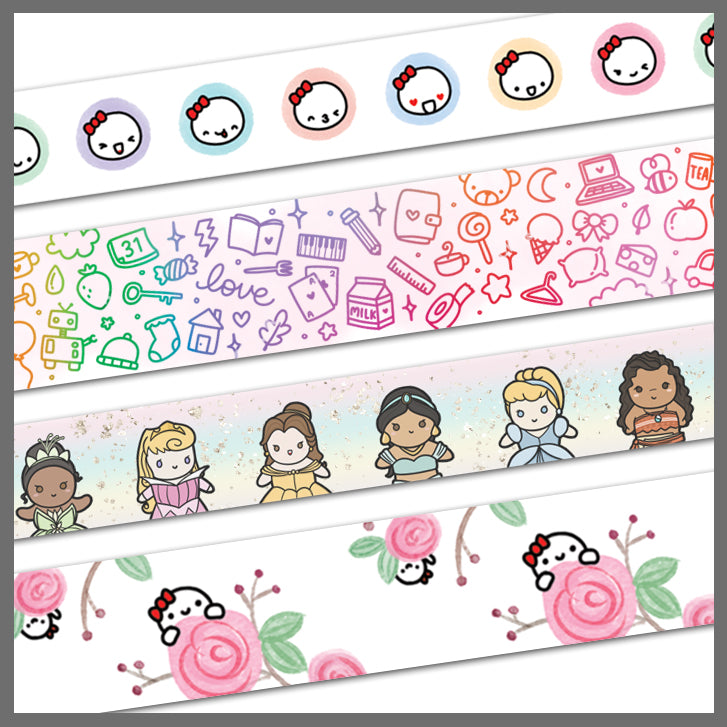 WASHI TAPE - 4 OPTIONS / POSITIVE AFFIRMATIONS / GRAPH / NEW RELEASE –  Moxie Chick Studio